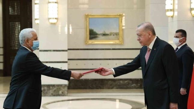  سفیر جدید یمن استوارنامه خود را تقدیم اردوغان کرد