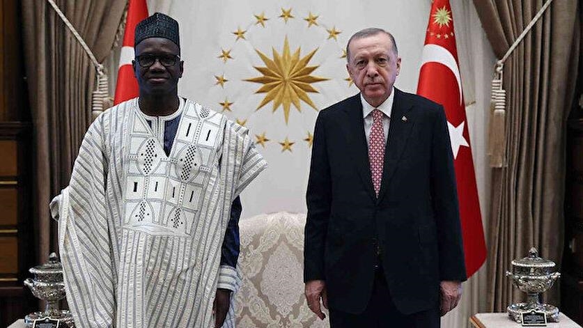  سفیر جدید مالی استوارنامه خود را تقدیم اردوغان کرد