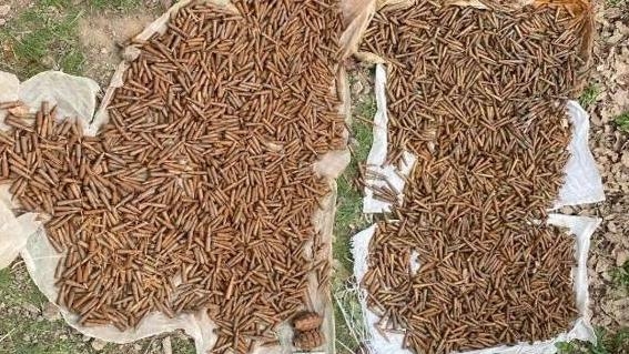  کشف و ضبط میزان قابل توجهی مهمات در عملیات قفل پنجه