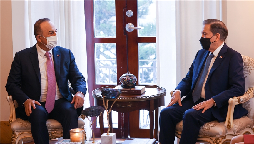  دیدار وزیر امور خارجه ترکیه با رئیس جمهور پاناما