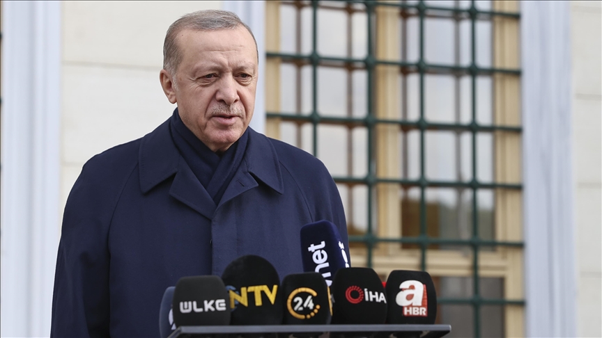  اردوغان نماز عید فطر را در مسجد چاملیجا اقامه کرد