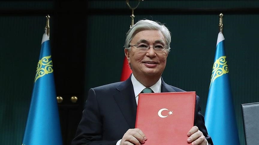  استقبال رسمی اردوغان از توکایف در آنکارا