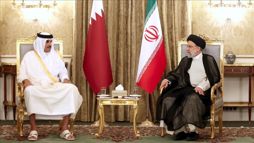  دیدار رئیسی و امیر قطر در تهران