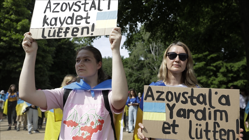  اوکراینی‌ها در آلمان از ترکیه برای تخلیه غیرنظامیان ماریوپل درخواست کمک کردند