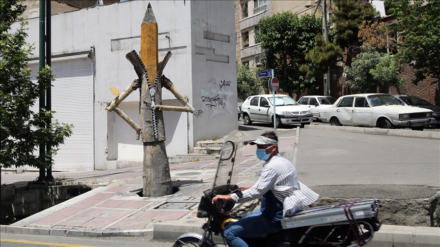  درختان خشک تهران به مجسمه تبدیل شدند