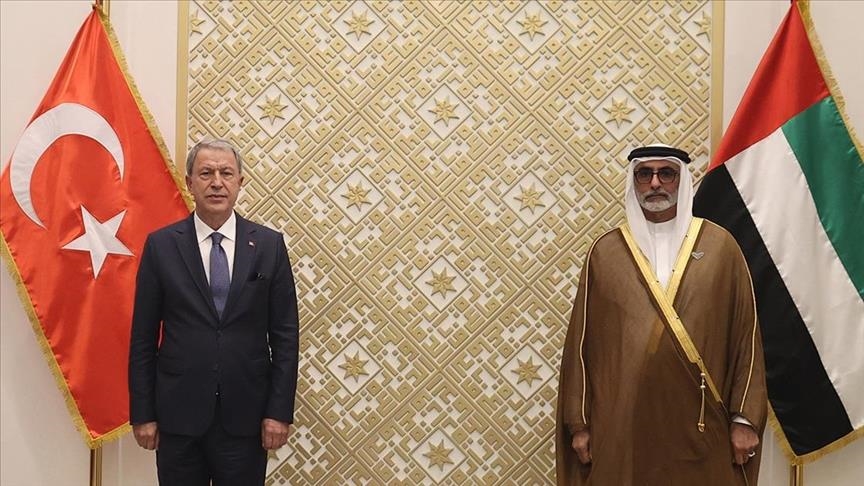  دیدار وزیران دفاع ترکیه و امارات