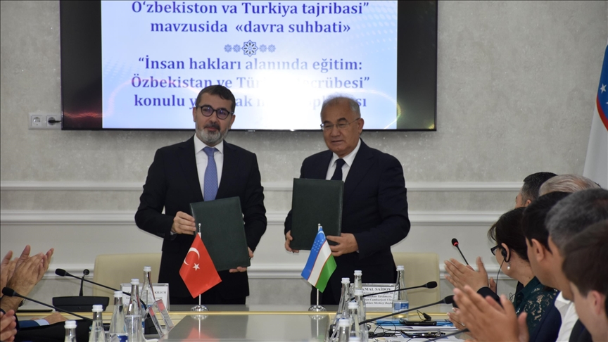  ترکیه و ازبکستان تفاهمنامه همکاری در زمینه حقوق‌بشر امضا کردند