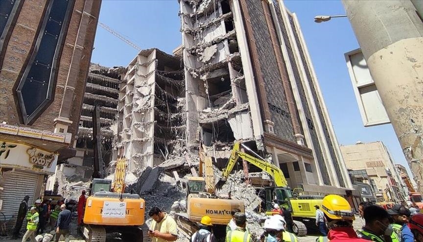  قوه قضاییه ایران: 14 نفر در رابطه با حادثه متروپل آبادان بازداشت شده‌اند