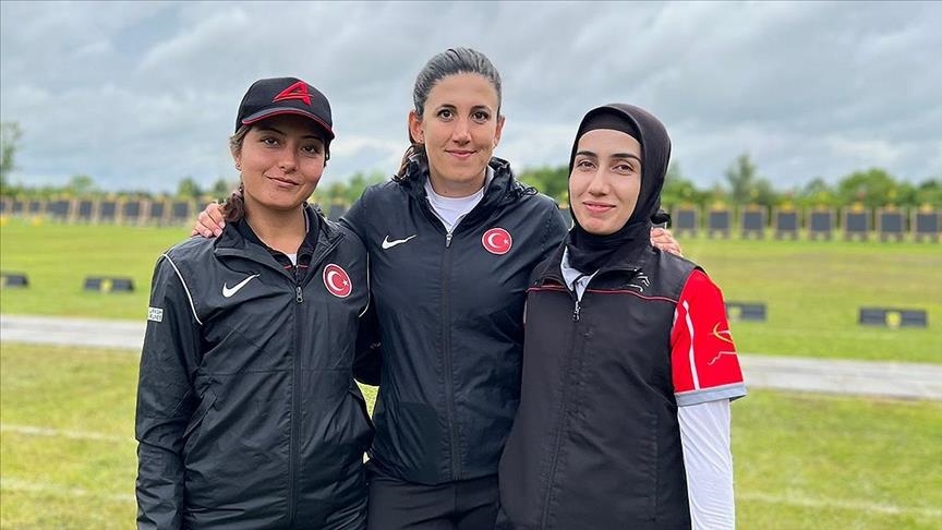  تیم ملی تیراندازی با کمان زنان ترکیه در جایگاه سوم اروپا ایستاد