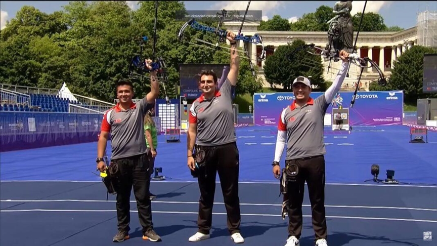  تیم ملی مردان ترکیه در مسابقات تیراندازی با کمان قهرمانی اروپا به مدال طلا دست یافت