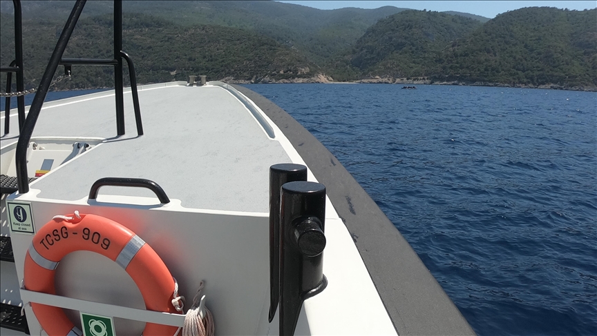  گارد ساحلی ترکیه 33 پناهجوی رانده شده توسط یونان را نجات داد