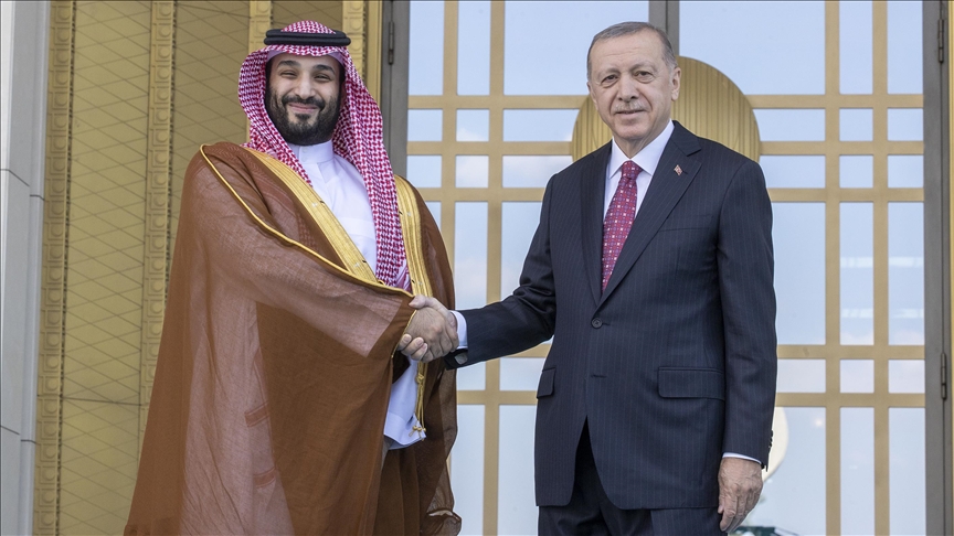  دیدار اردوغان و ولیعهد عربستان سعودی در آنکارا