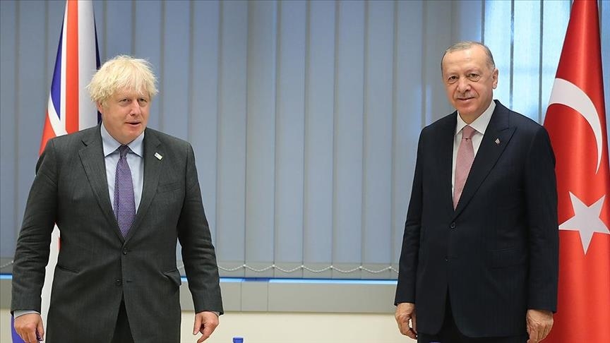  دیدار اردوغان و جانسون در مادرید