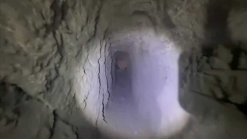  کشف سلاح و مهمات در یک غار متعلق به پ.ک.ک در شمال عراق