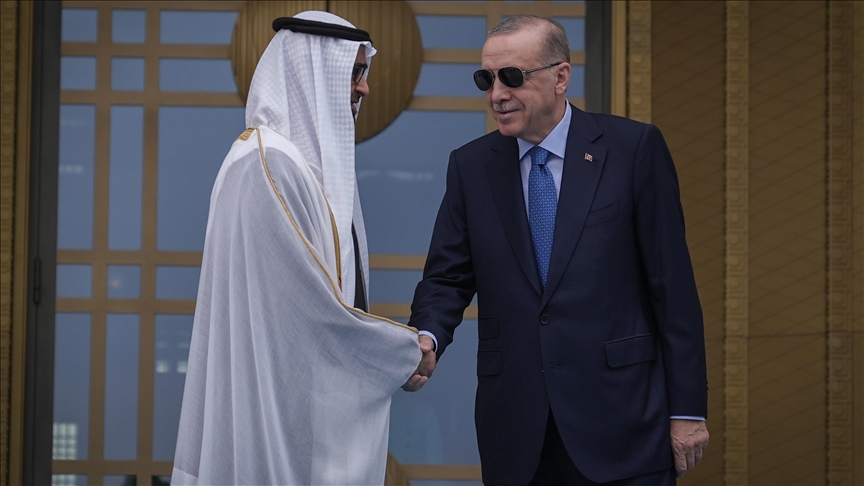  استقبال رسمی اردوغان از آل نهیان