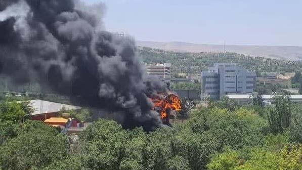  آتش‌سوزی در شهربازی باغلارباغی تبریز