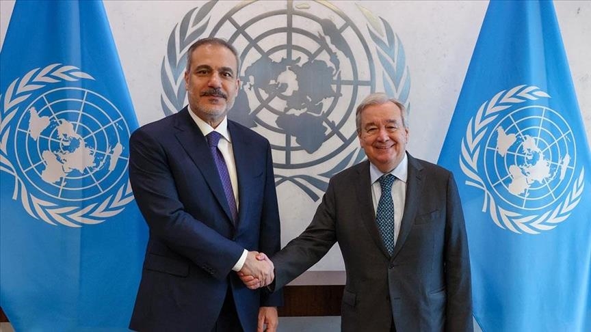  دیدار فیدان با گوترش در نیویورک