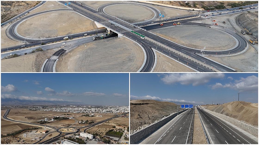  اردوغان جاده کمربندی شمالی لفکوشا را در جمهوری تُرک قبرس شمالی افتتاح می‌کند