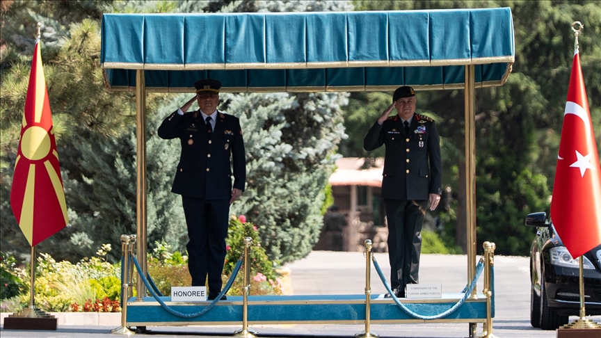  دیدار رئیس ستاد کل ارتش ترکیه با همتای مقدونیه‌ای خود