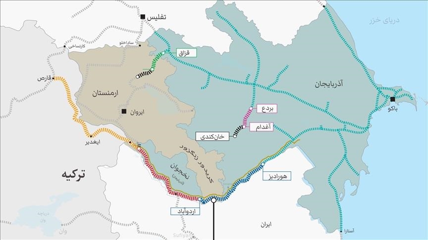 تهران: گذرگاه زنگزور ربطی به از دست رفتن مرزهای ایران ندارد
