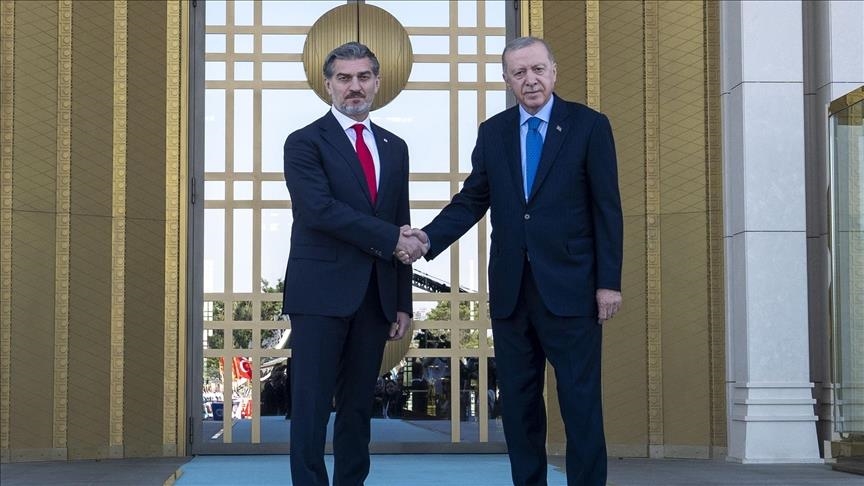  استقبال رسمی اردوغان از رئیس‌جمهور گرجستان در آنکارا