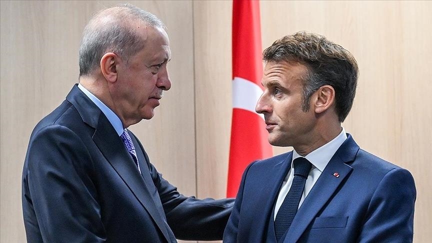  اردوغان و ماکرون درباره تحولات غزه و روند صلح اوکراین و روسیه گفت‌و‌گو کردند