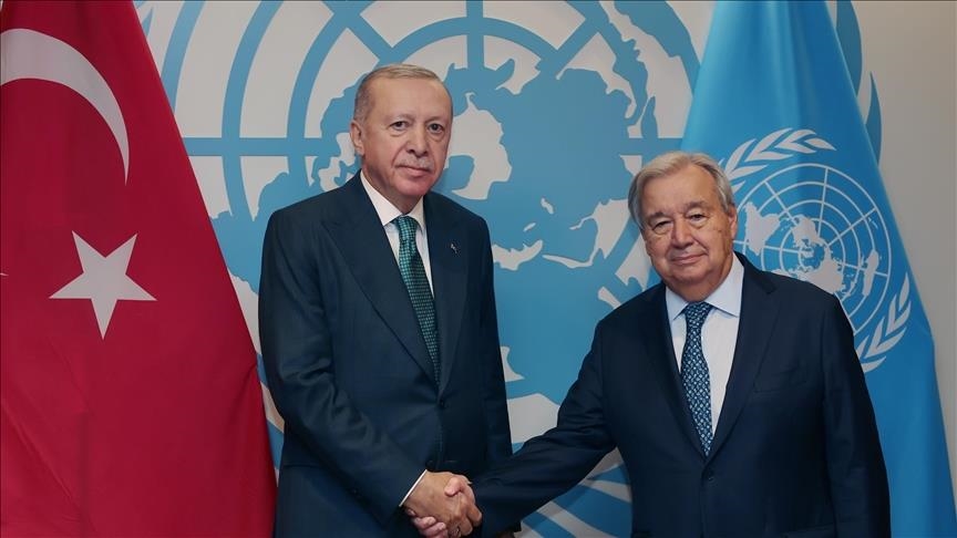  دیدار اردوغان و گوترش در نیویورک