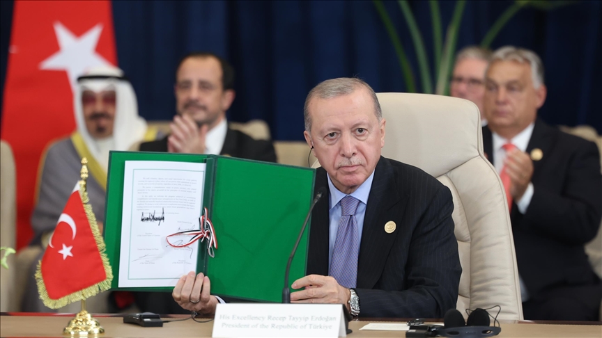 دیدار اردوغان و ملونی در شرم‌الشیخ