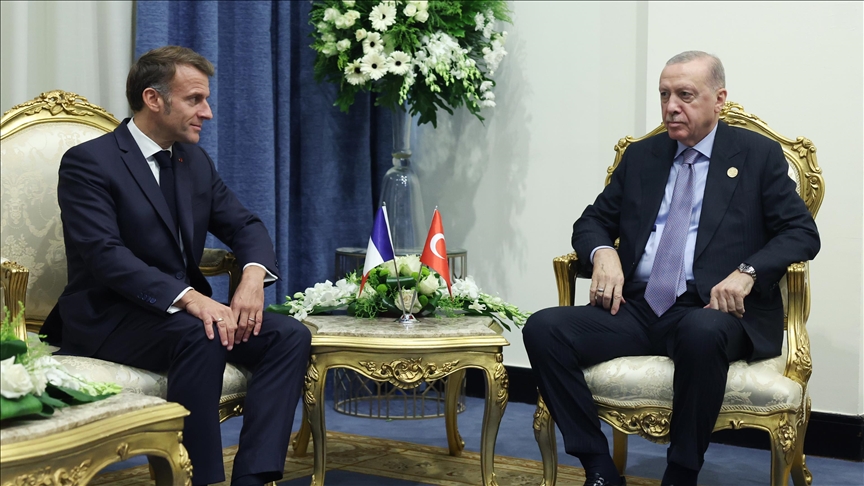 دیدار اردوغان و ماکرون در شرم الشیخ
