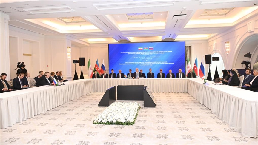  توافق آذربایجان، ایران و روسیه برای افزایش حجم حمل‌ونقل در کریدور شمال–جنوب 