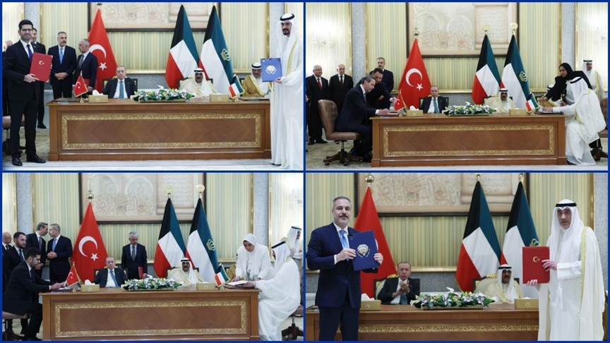  امضای 4 توافقنامه میان ترکیه و کویت