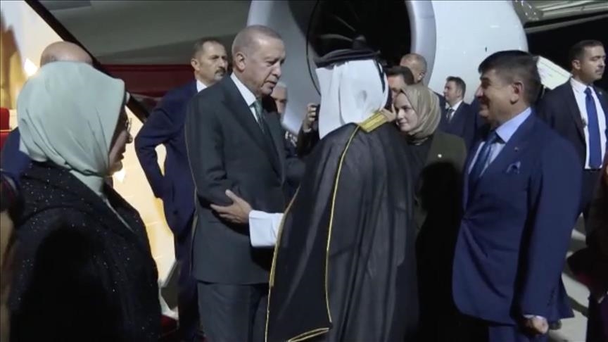 رئیس‌جمهور اردوغان وارد قطر شد