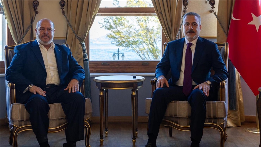  دیدار فیدان با اعضای دفتر سیاسی جنبش حماس