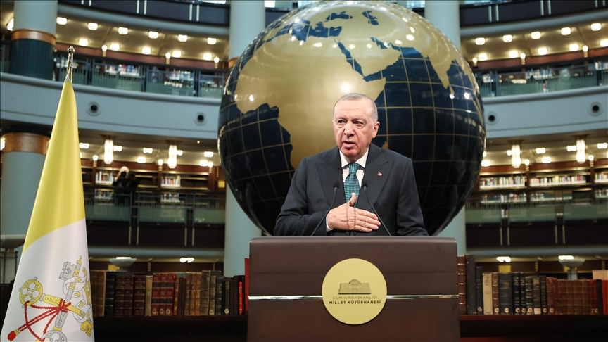 دیدار رئیس‌جمهور ترکیه با رئیس دولت واتیکان