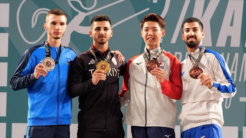  ارای شمدان، کاراته‌کار ملی‌پوش ترکیه قهرمان جهان شد  