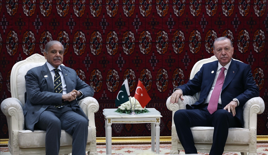 گفت‌وگوی رئیس‌جمهور اردوغان با پوتین، پزشکیان، بردی محمداف و شریف در عشق آباد