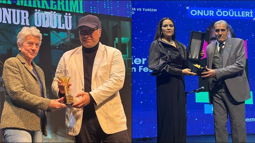  رضا ناجی و رضا میرکریمی دیپلم افتخار جشنواره فیلم اسنلر را دریافت کردند