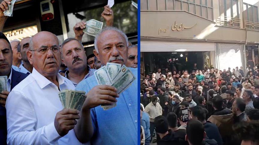  کاهش بی‌سابقه ارزش پول ایران فتیله اعتراضات به وضعیت اقتصادی را روشن کرد
