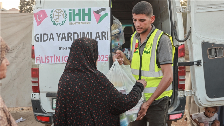  کمک‌های گسترده‌ بنیاد همیاری‌های بشری ترکیه به مردم غزه در سال 2025