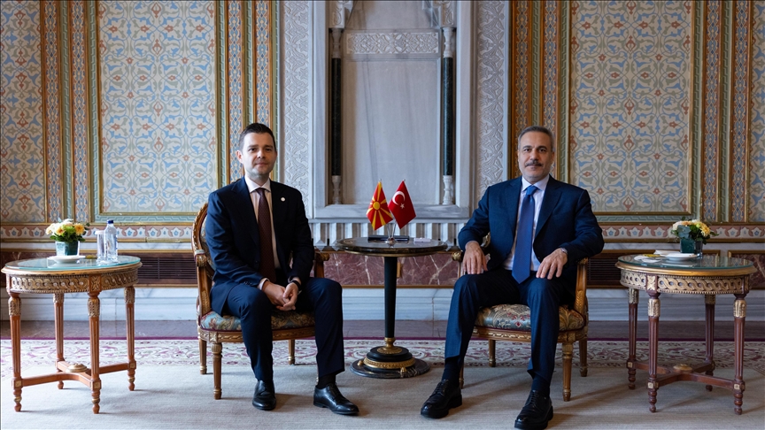   دیدار وزرای خارجه ترکیه و مقدونیه شمالی در استانبول