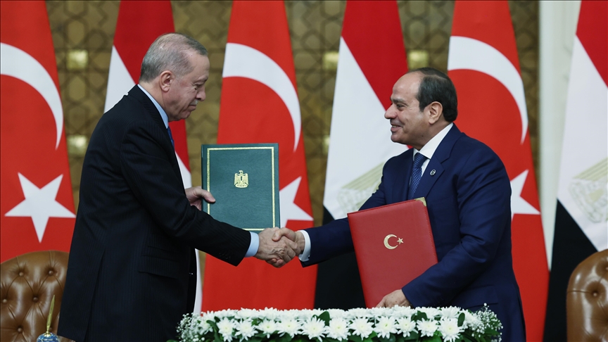 استقبال رسمی السیسی از اردوغان در قاهره