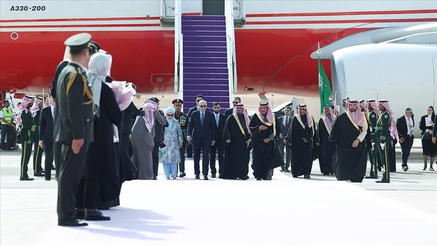  اردوغان وارد ریاض شد