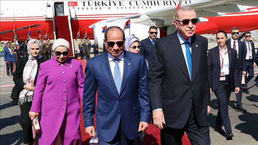  استقبال رسمی السیسی از اردوغان در قاهره