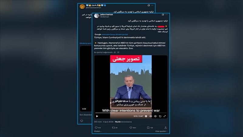  انتشار ویدئوی جعلی منتسب به اردوغان درباره ایران در شبکه‌های اجتماعی