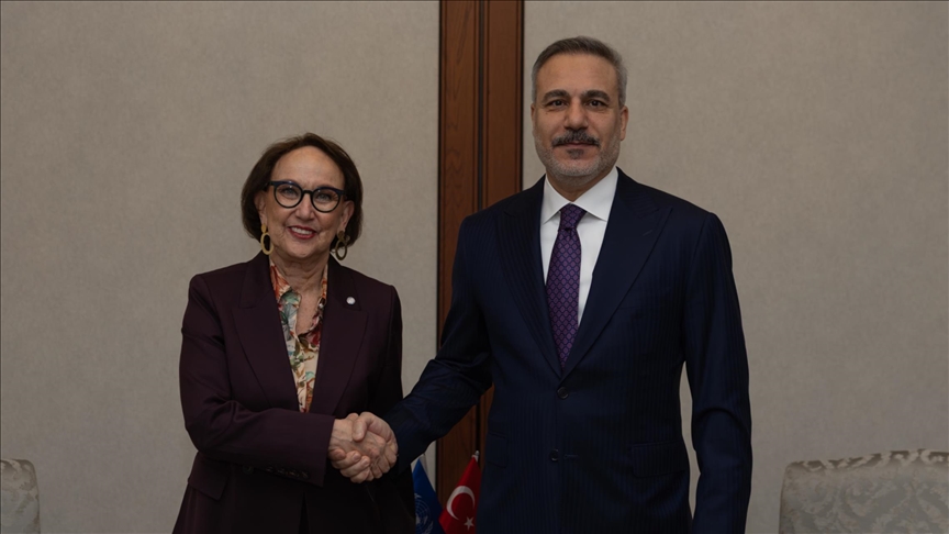  دیدار هاکان فیدان با ربکا گرینسپن در آنکارا