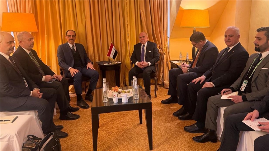  دیدار وزیر خارجه عراق با رئیس سازمان اطلاعات ترکیه در مونیخ