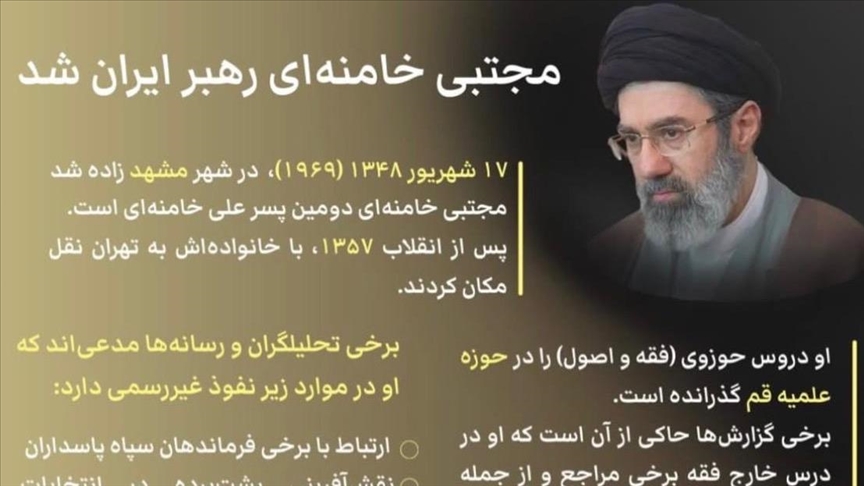  مجتبی خامنه‌ای رهبر ایران شد