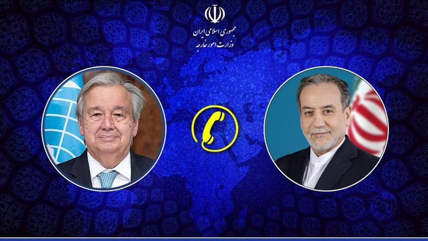  گفت‌وگوی تلفنی عراقچی و گوترش درباره تحولات منطقه و حملات آمریکا و اسرائیل به ایران