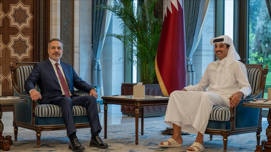 بازدید هاکان فیدان از مرکز فرماندهی مشترک ترکیه و قطر