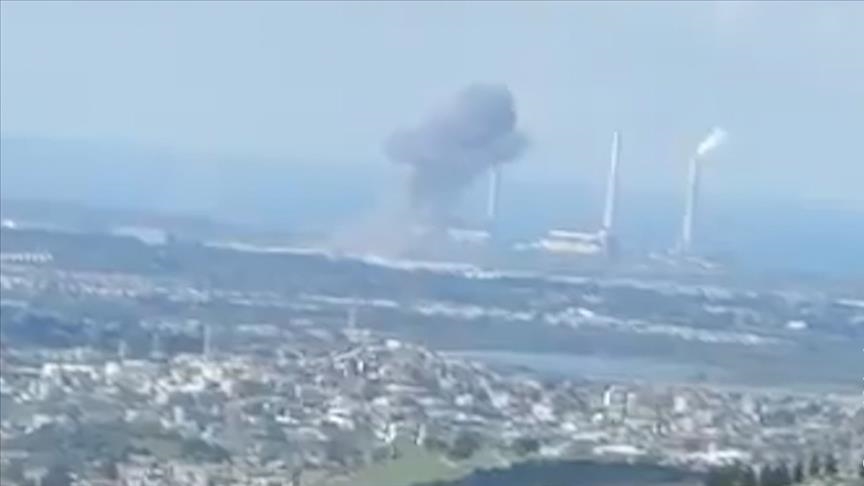  حمله موشکی ایران به اسرائیل؛ دود غلیظی از اطراف نیروگاه برق رابین به هوا برخاست